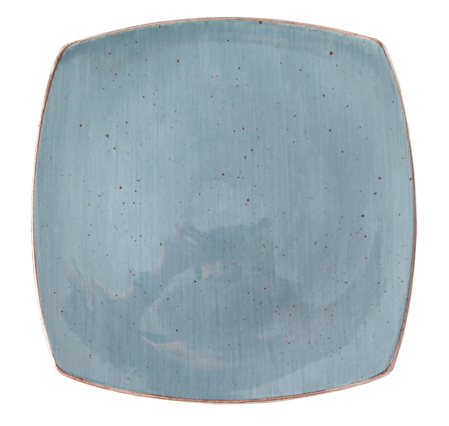 Rustics Blue Large Square Plate, 11.25" (1dz/case)