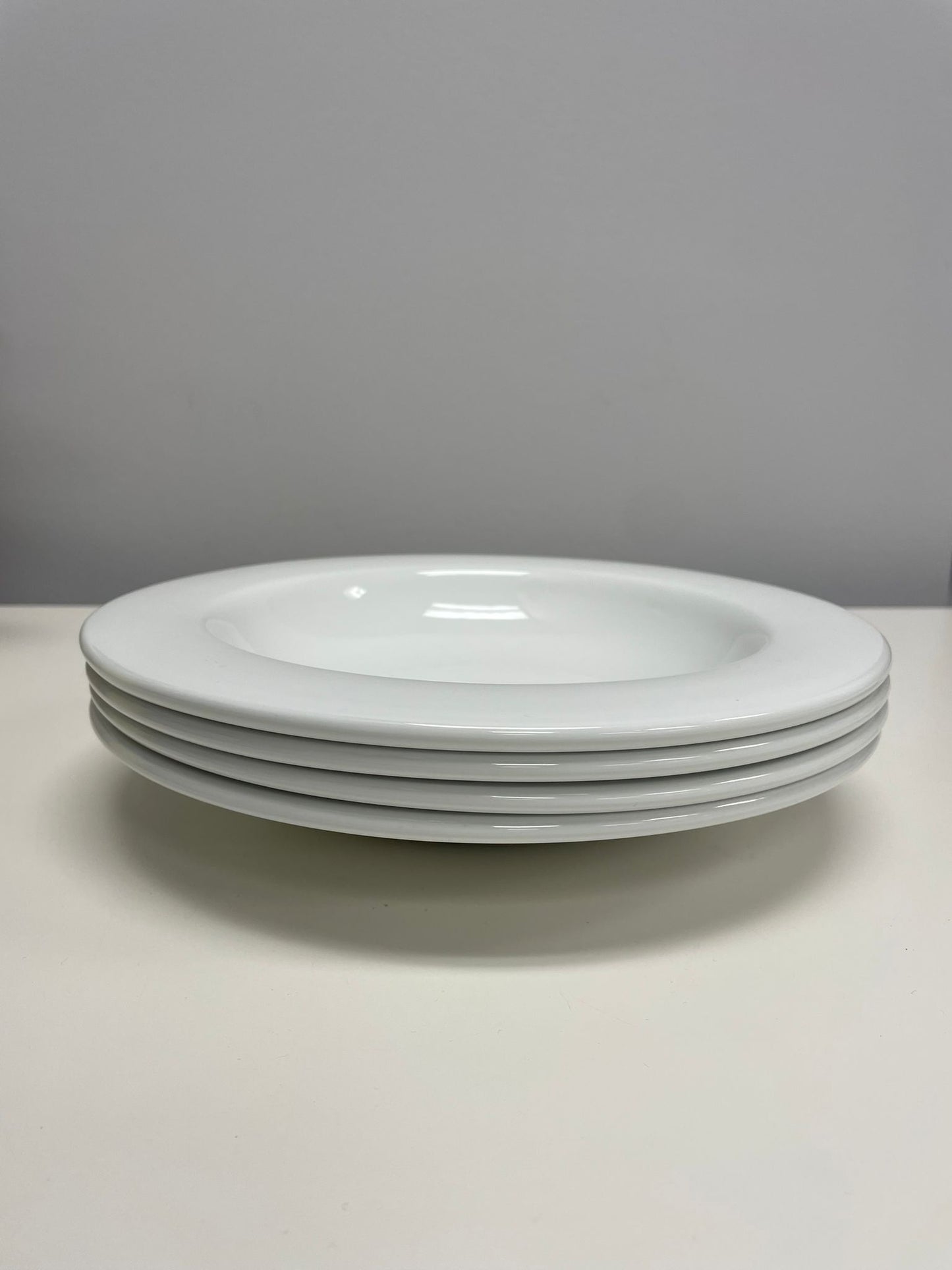 Plain White Soup/Pasta White Bowl, 26 cm/ 10" - 4 pcs