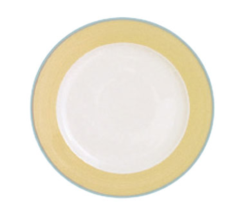 Yellow Cosmo, Plate Wide Rim, 23cm, 9" (2dz/cs)