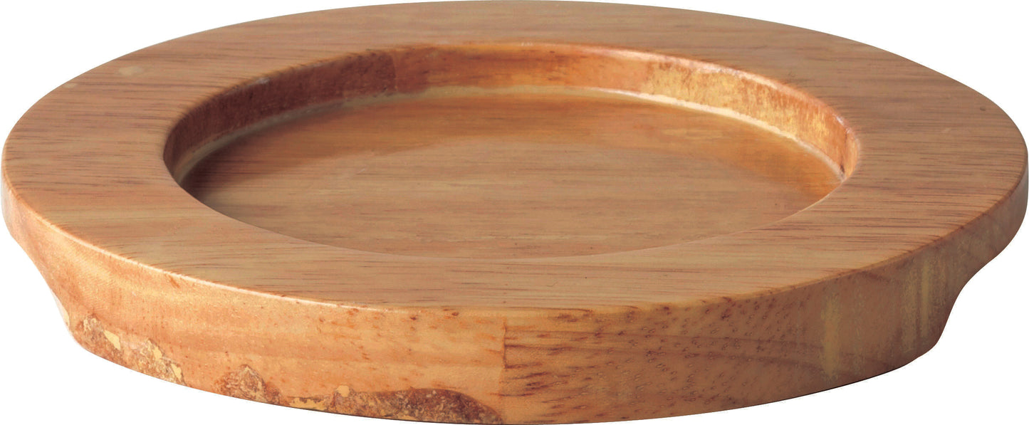 Cast Iron- Round Wood Stand 6.5"