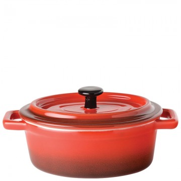 Flame Oval Casserole 6" (15cm) 17oz (48cl) - 1 pc