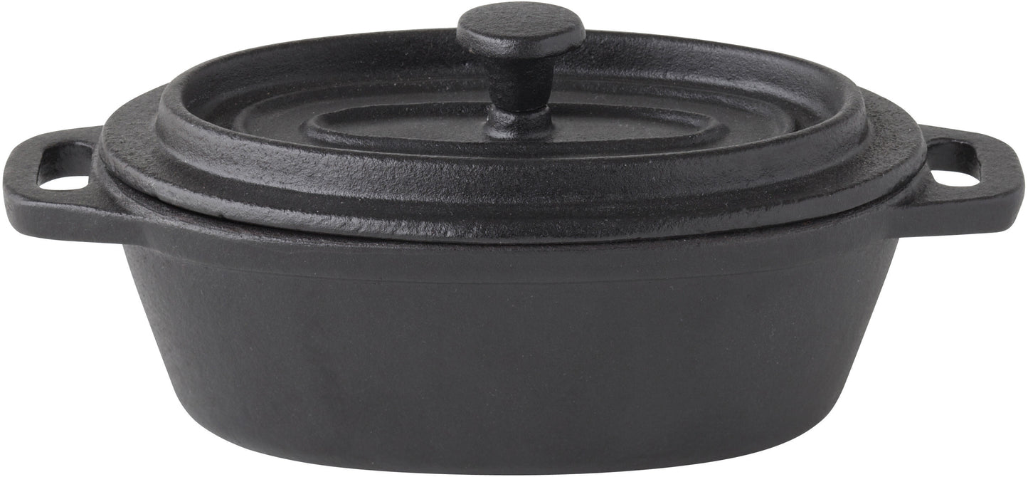 Cast Iron- Oval Casserole 5x3.5" - 1 pc