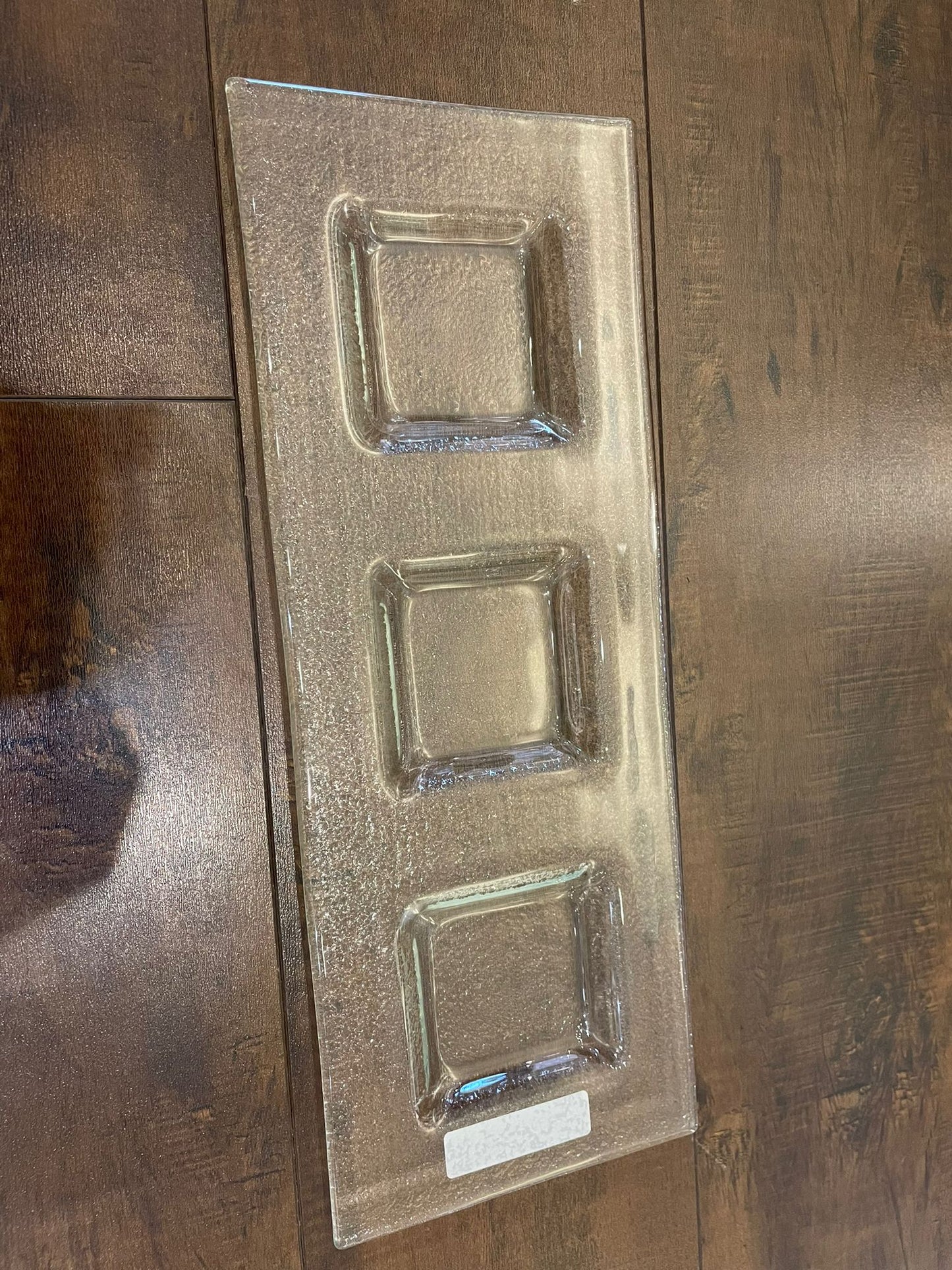 Glass Dining- Ride Rectangular Tray, 4.5" x 12" (11.5 cm x 30 cm)