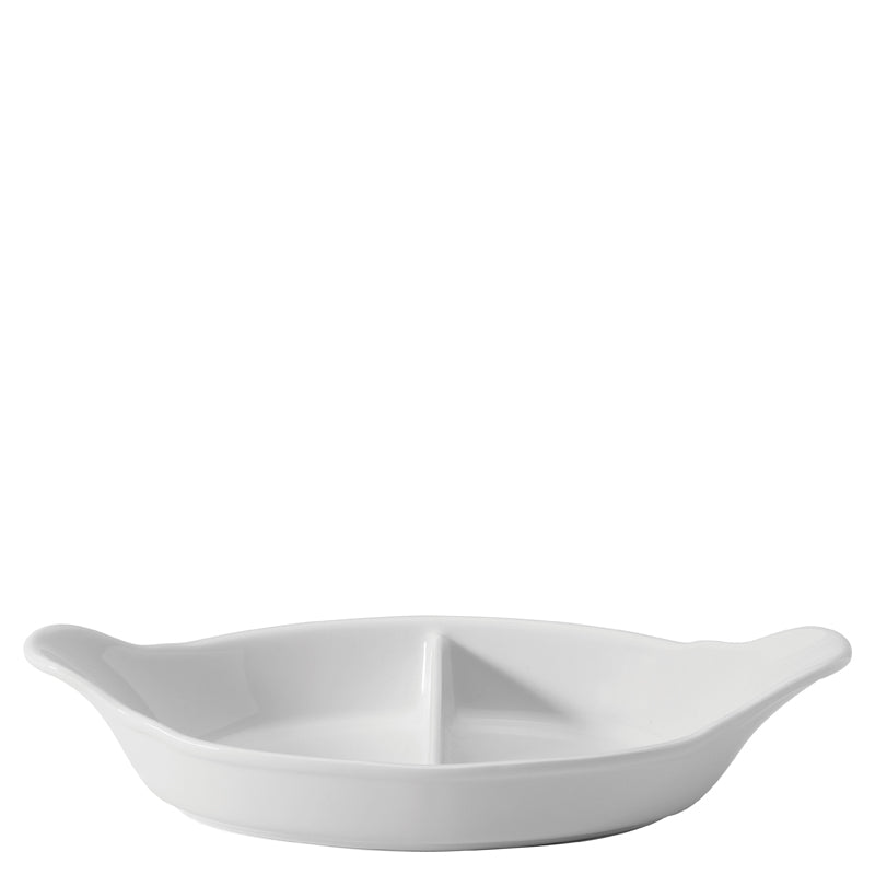 Oven to Tableware- Oval Eared Divided Dish