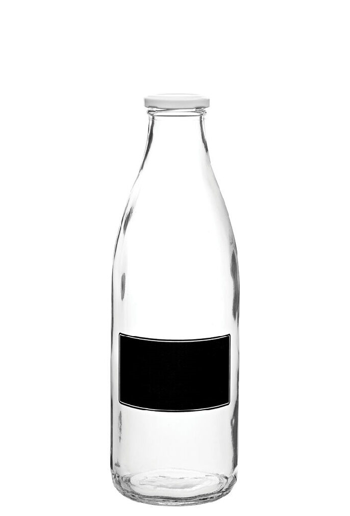 Lidded Bottle 1L (35oz) - with Blackboard Design