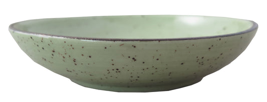 Rustics Lt. Green Flat Bowl 10.5 CM