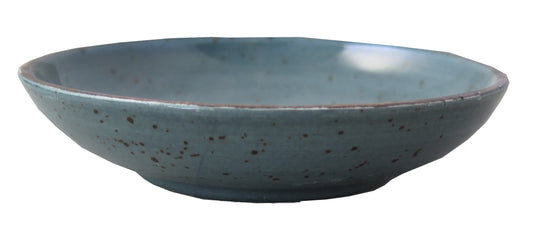 Rustics Blue Flat Bowl 10.5 CM