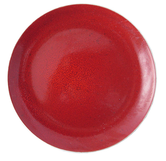 Reactive Red Coupe Plate 27 cm