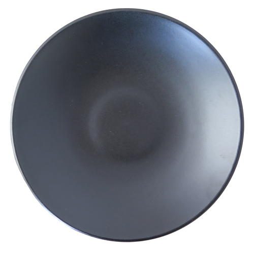 Elements Exotic Matte Black Coupe Bowl 11.4"