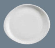 ELEMENTS RUSTICS PLAIN WHITE PLATE 31.0 X 28 CM 12 1/4" x 11"