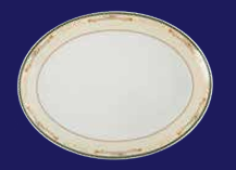 Victoria-  Oval Platter (1dz/cs)