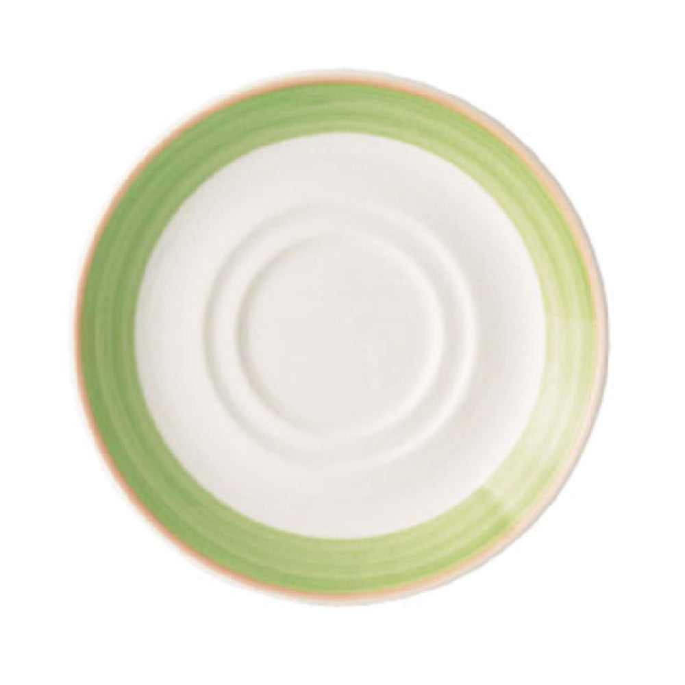 Green Cosmo-  Tea Saucer, 6" (2dz/cs)