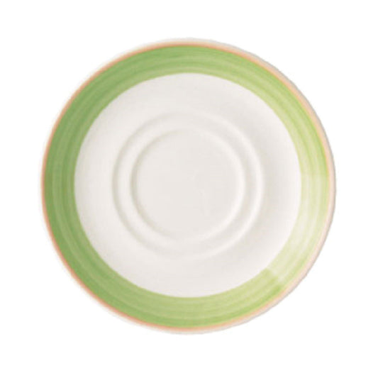 Green Cosmo-  Tea Saucer, 6" (2dz/cs)