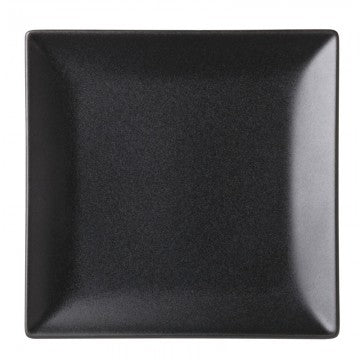 Noir Square  Black Plate 7in (18cm)