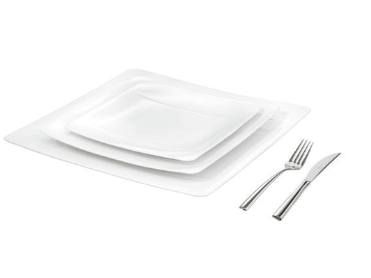 MODERN GRACE Plate, Square 10 1/2x10 1/2in